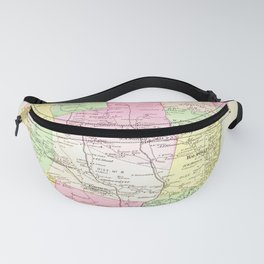 Town & City Map of Newburgh, New York  Fanny Pack