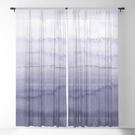 WITHIN THE TIDES ICELAND LUPINS by Monika Strigel Sheer Curtain