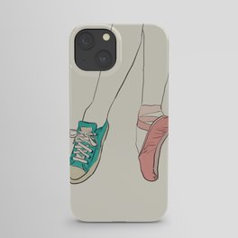 Ballet and sneakers iPhone Case