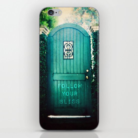 follow your bliss iPhone & iPod Skin