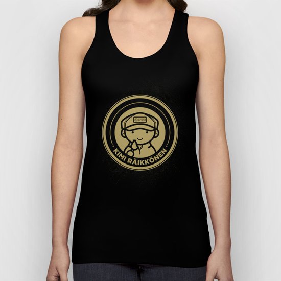 Chibi Kimi Raikkonen - Lotus F1 Team Unisex Tank Top