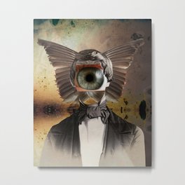 Mr. Insomnia Metal Print | Collage, Cyclops, Surrealism, Digital, Collageart, Insomnia 