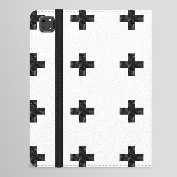 Watercolor Swiss Cross (White) iPad Folio Case