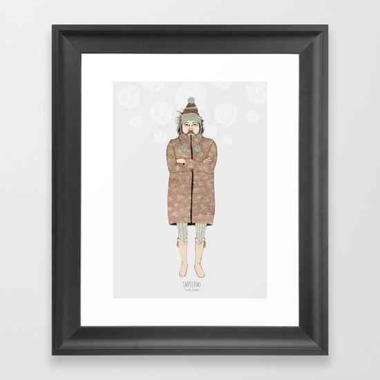 INVIERNO_"las tendencias de Ufri" Framed Art Print