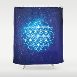 Sacred Geometry Shower Curtain