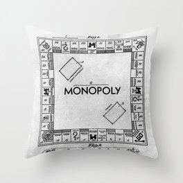 Monopoly Throw Pillow