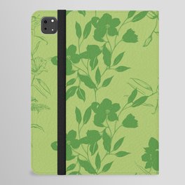 gorgeous green plant patterns iPad Folio Case