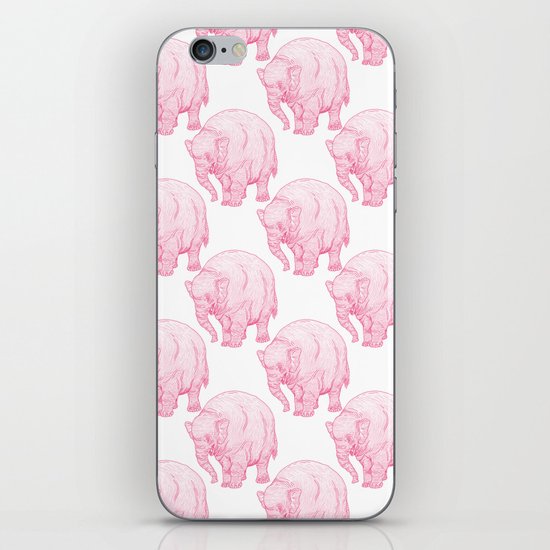 Pink Elephant iPhone & iPod Skin