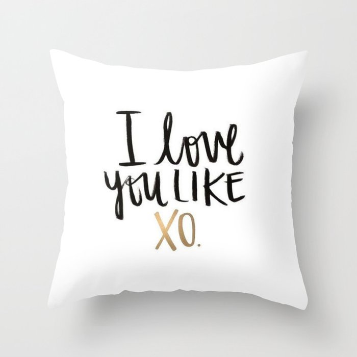 XO Shaped Pillow