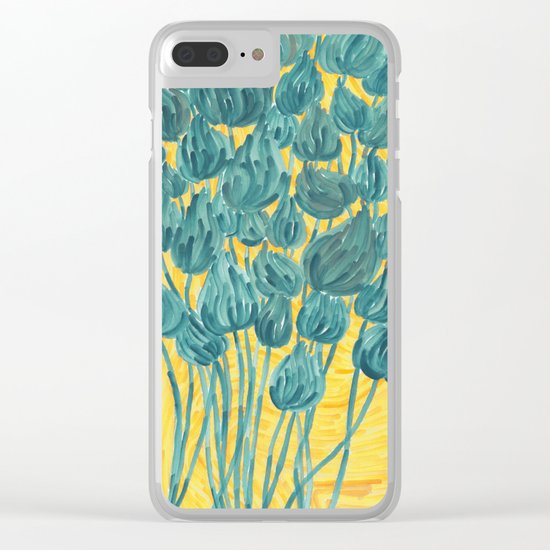 Wild Flowers Clear iPhone Case