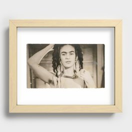 Frida Khalo Recessed Framed Print