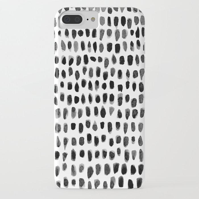 Dots (Black) iPhone Case
