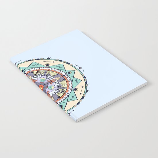 Time and Light Native Shapes Mandala Notebook