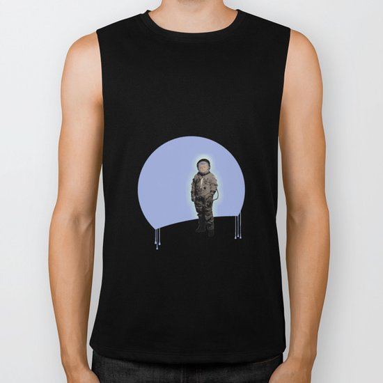 astronaut boy Biker Tank