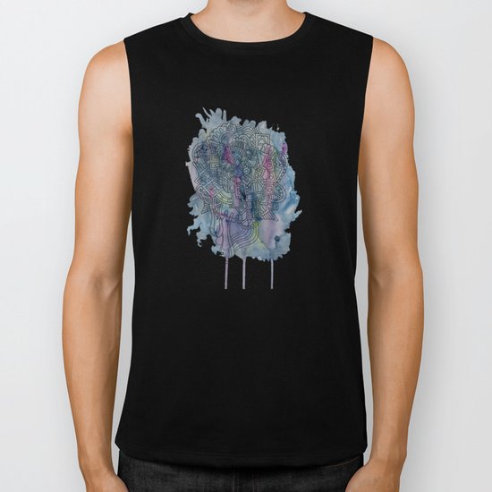 Azul Biker Tank