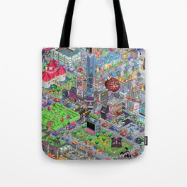 Videogame City V2.0 Tote Bag