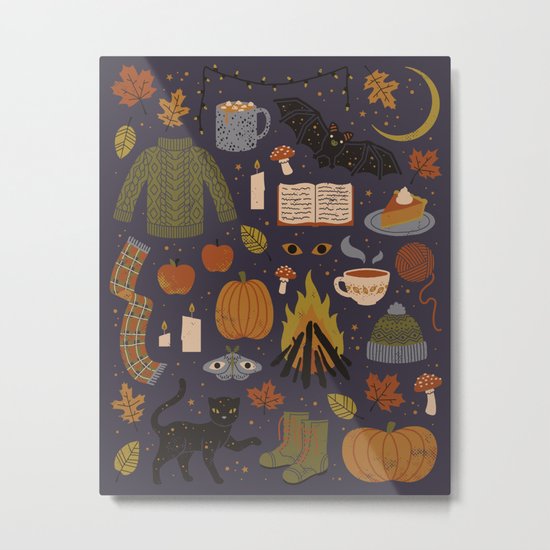 Autumn Nights Metal Print