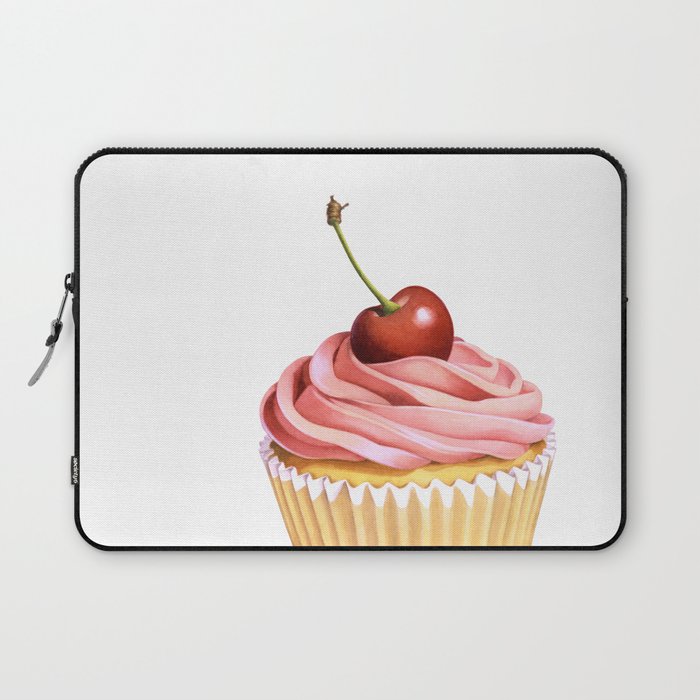Perfect Pink Cupcake Laptop Sleeve