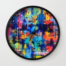 Multi-blues Wall Clock