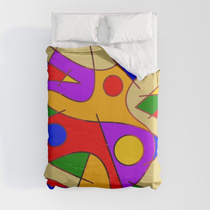 Abstract #206 Duvet Cover