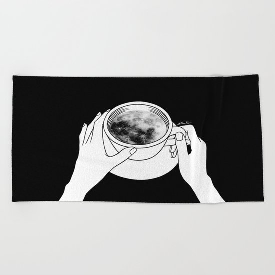 Morning please don't come Beach Towel