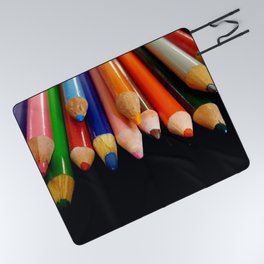 crayons d' artiste Picnic Blanket
