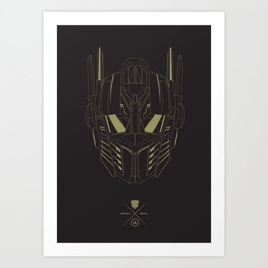 Transformers - Optimus Prime Art Print
