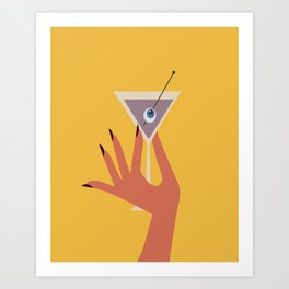 Vodka Martini - Boo Drink Art Print