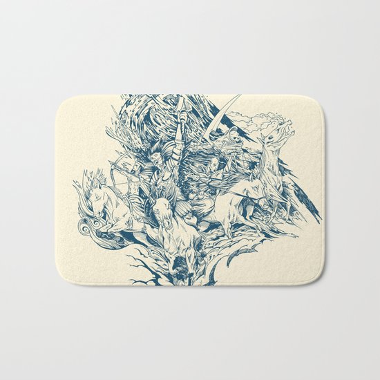 Horsemen of the Apocalypse Bath Mat