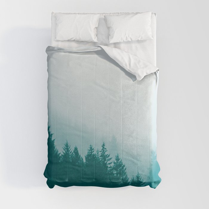 Green Mountain Fog Comforter