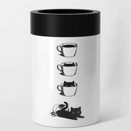 Morning Coffee, Cat in A Cup Can Cooler