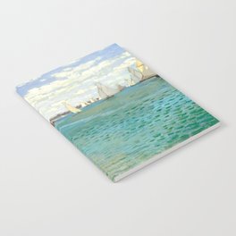 Regatta, Sainte Adresse, Monet Notebook