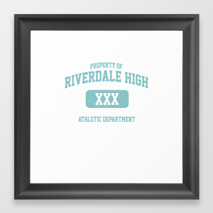 Riverdale Merch Riverdale High Archie Kj Apa Framed Art Print By Hallamerch Society6