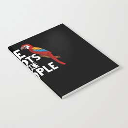Parrot Bird Quaker African Gray Macaw Cage Notebook