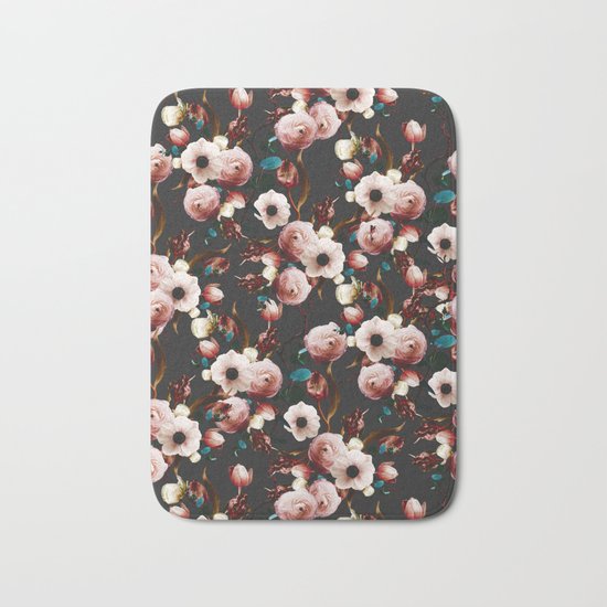 FLORAL PATTERN XII Bath Mat