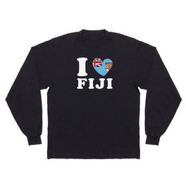 I Love Fiji Long Sleeve T-shirt