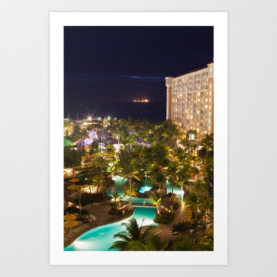 light up the night Art Print