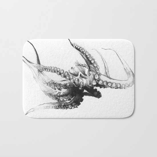Octopus Rubescens Bath Mat