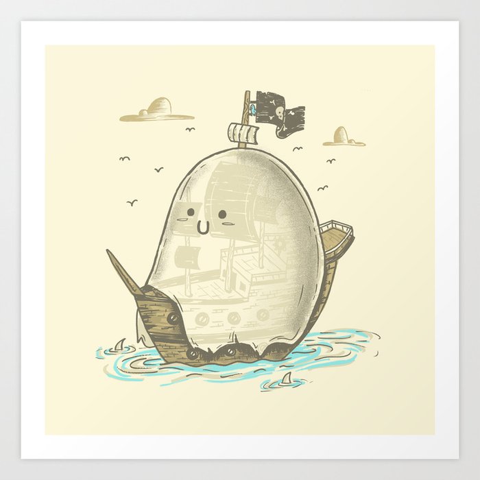 Ghost Ship Art Print By Hesor Society6 Ghost Ship Art Print By Hesor Society6