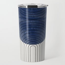 Mid Century Modern Blue Perfect Balance Travel Mug