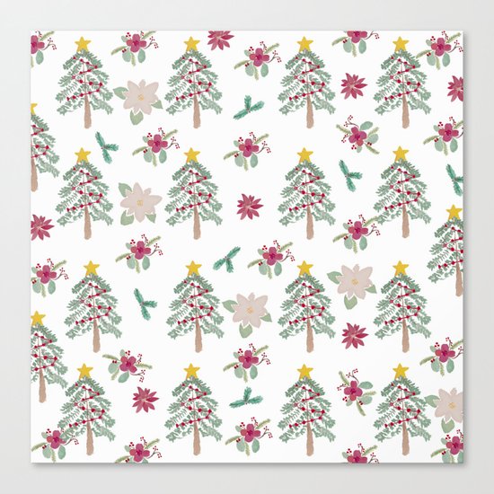 Christmas Pattern Canvas Print