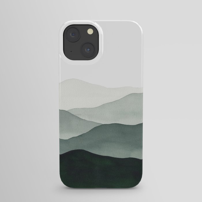 Green Mountains iPhone Case