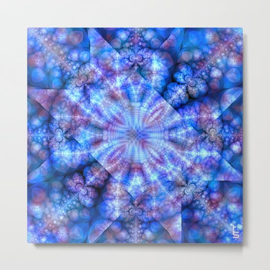 Fractal Imagination II Metal Print