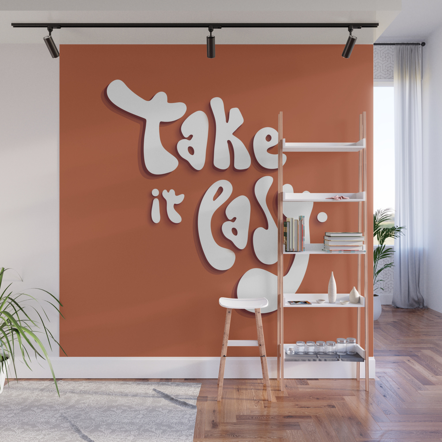 Take It Easy Wall Mural By Sarahdoyle Society6