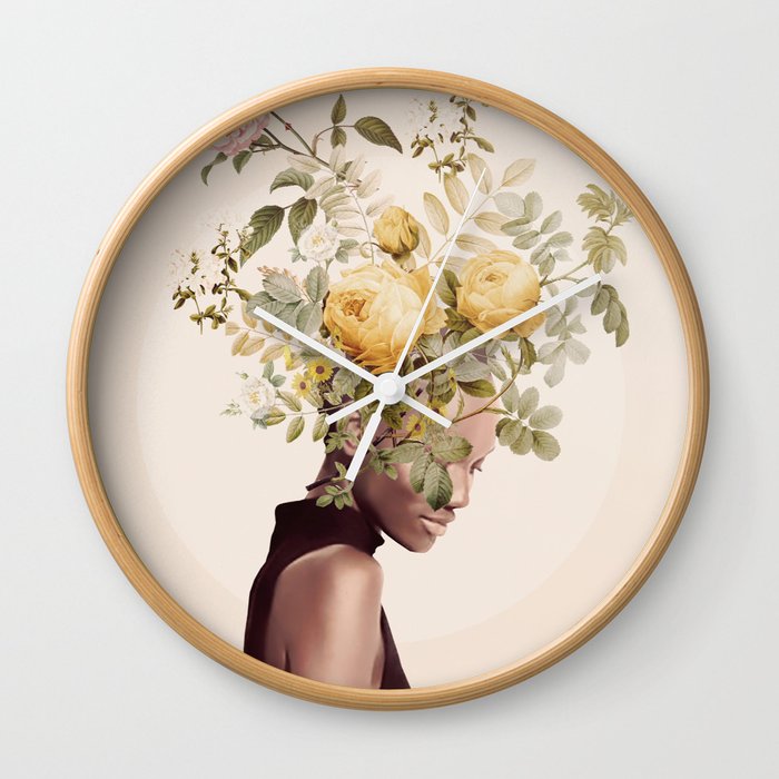 Floral beauty 16 Wall Clock