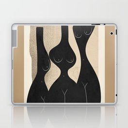 Modern Abstract Woman Body Vases 09 Laptop Skin