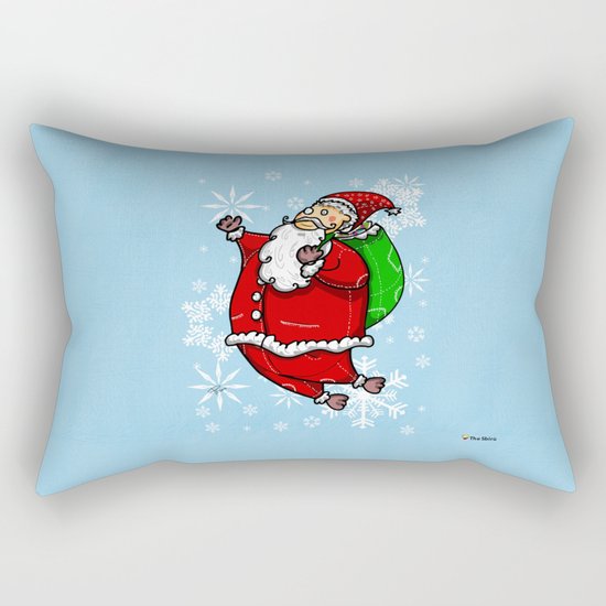 Santa Claus Sbirù Rectangular Pillow