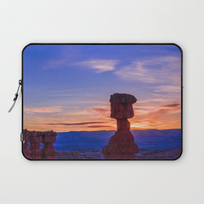 Sunrise Silhouettes - 1021 Thor's Hammer, Bryce Canyon National Park Laptop Sleeve