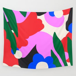 Abstract Floral Wall Tapestry