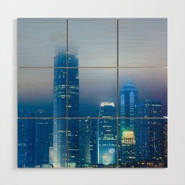 Hong Kong Fog Wood Wall Art